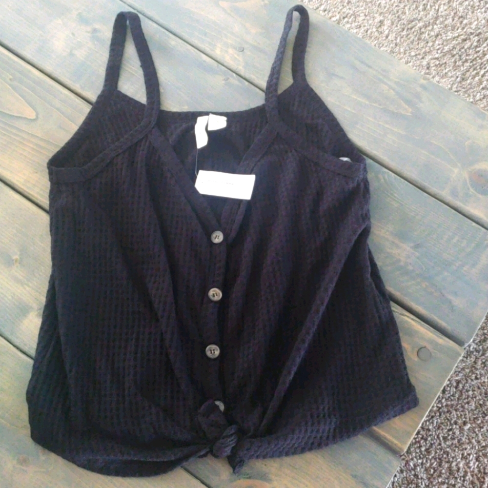Tilly's waffle knit tank XL